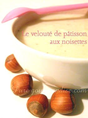 velouté de patisson aux noisettes
