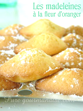 madeleines fleur d'oranger