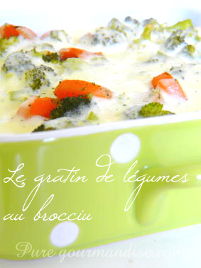 gratin légumes brocciu