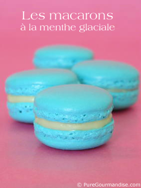macarons &agrave; menthe glaciale 