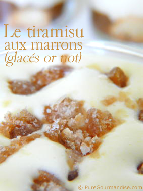 tiramisu marrons glacés