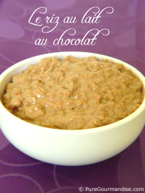 riz au lait au chocolat
