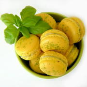 macarons citron basilic