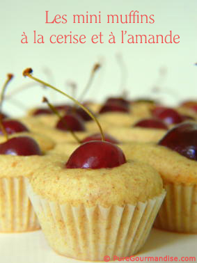 muffins cerise amande