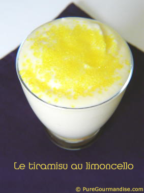 recette tiramisu limoncello