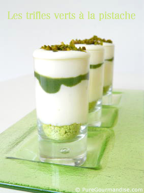 trifles verts pistache