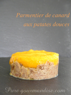 parmentier canard patates douces