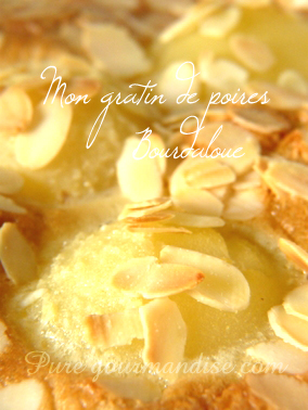 gratin poires bourdaloue