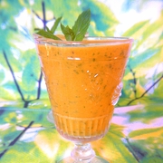 soupe melon menthe