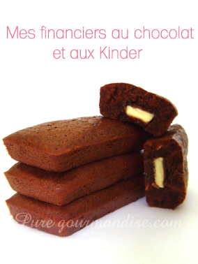 financiers chocolat kinder