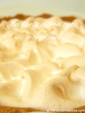 tarte au citron meringuée