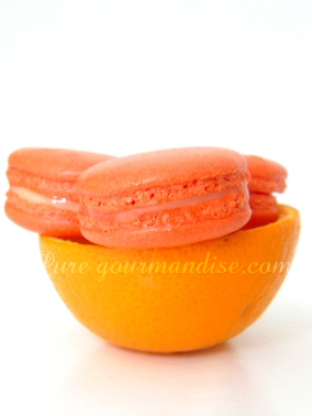 macarons orange recette puregourmandise pure gourmandise