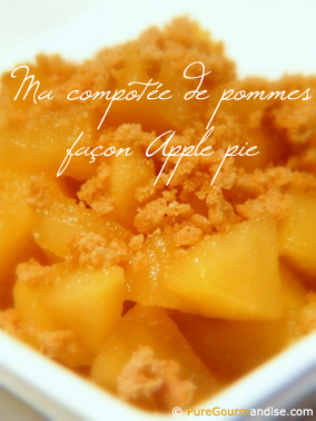 compotée pommes apple pie