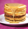 pancakes lait amande coulis nougat recette pure gourmandise puregourmandise