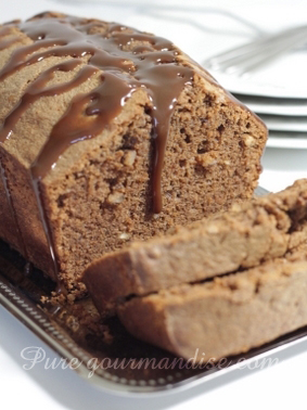 cake chocolat noisette sauce monin