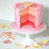 Triple layer cake rose et passion - www.puregourmandise .com