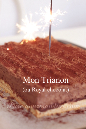 Trianon ou Royal au chocolat - www.puregourmandise.com