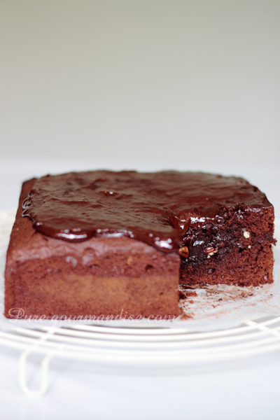 Brownie aux noix de pécan - www.puregourmandise.com