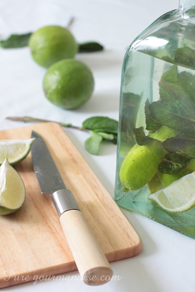 Rhum arrang faon mojito - www.puregourmandise.com