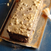 Bûche façon rocher ou lingot d'or au chocolat et aux noisettes - www.puregourmandise.com