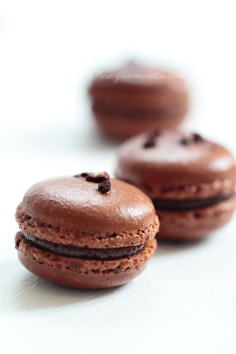 Macarons au chocolat -Pure gourmandise