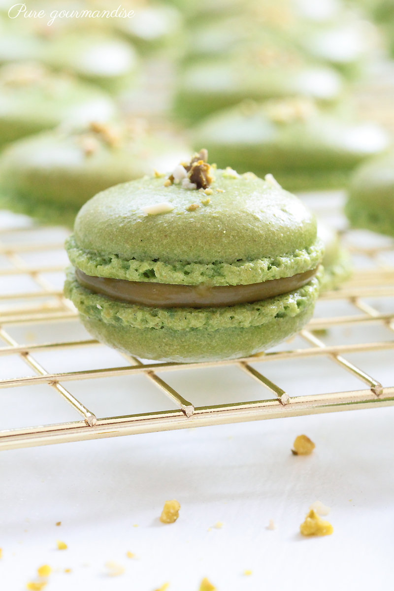 Macarons à la pistache - Pure Gourmandise