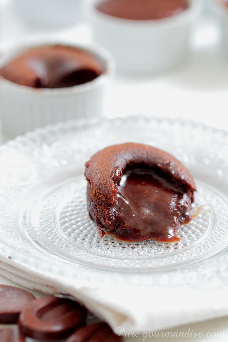 Mi cuits au coeur coulant de chocolat - Pure Gourmandise