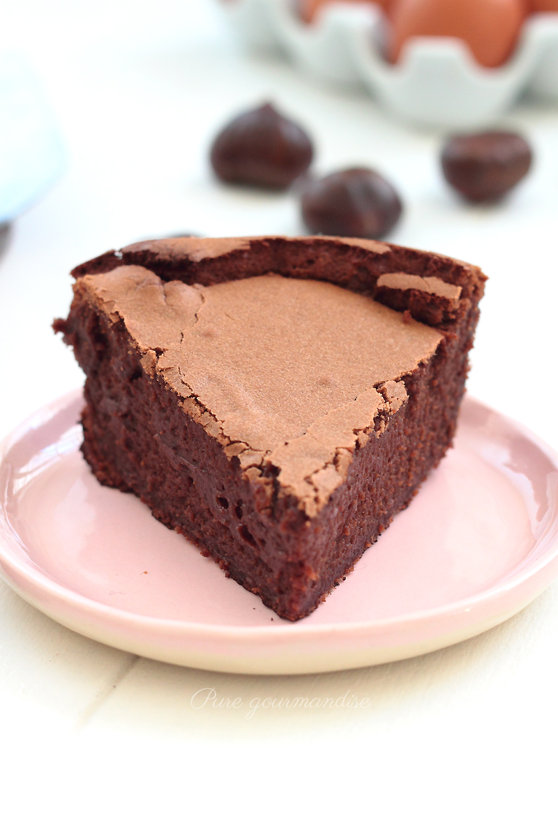Fondant chocolat crème de marrons - Pure Gourmandise