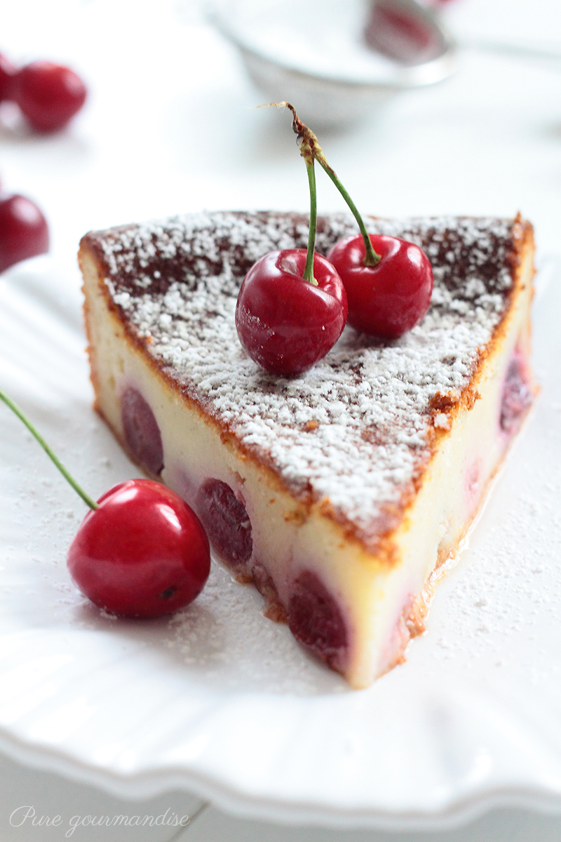 Gâteau fondant cerise mascarpone - Pure Gourmandise