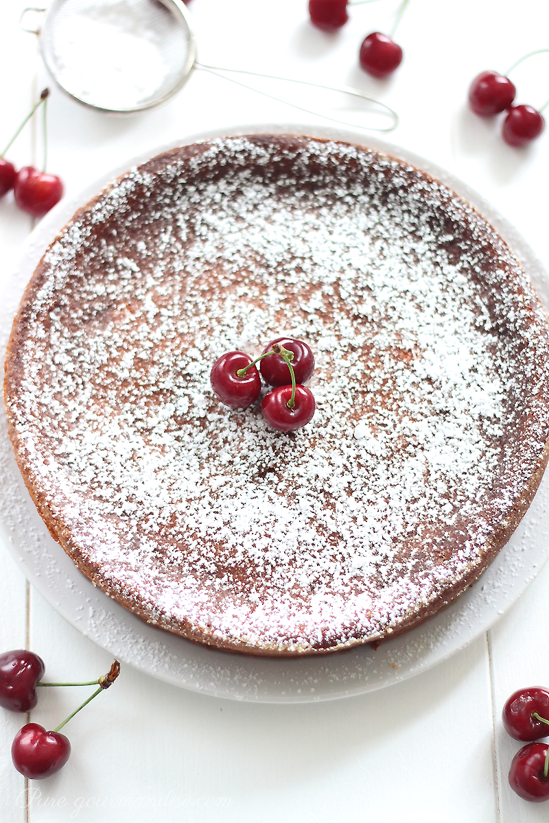 Gâteau fondant cerise mascarpone - Pure Gourmandise