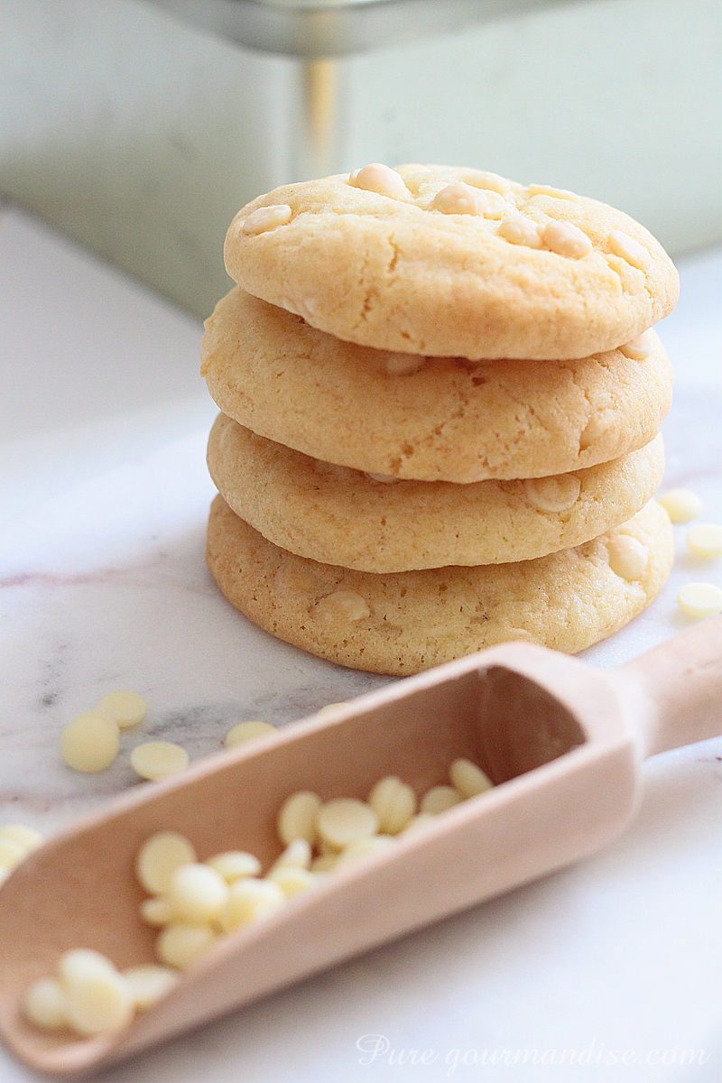 Cookies au chocolat blanc - Pure Gourmandise