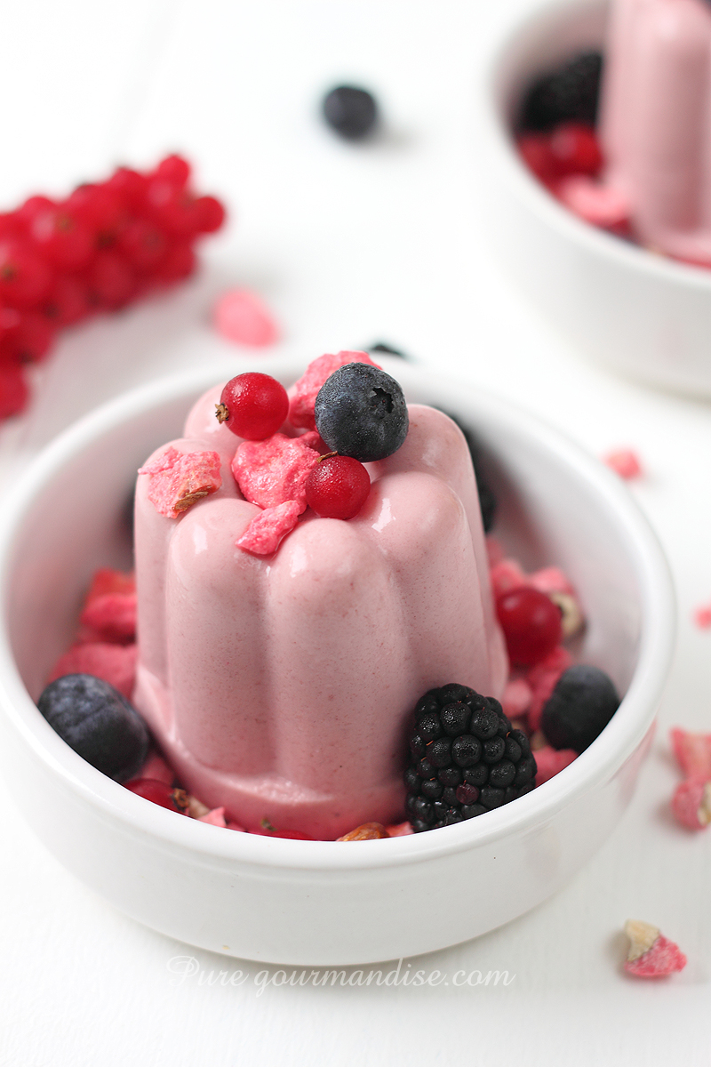 Panna cotta aux fruits rouges - Pure Gourmandise