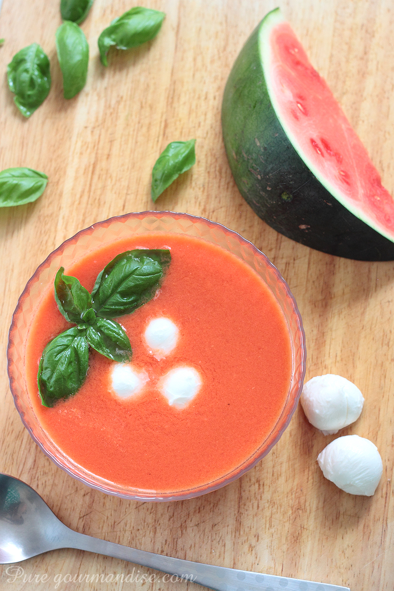 Gaspacho à la pastèque - Pure Gourmandise