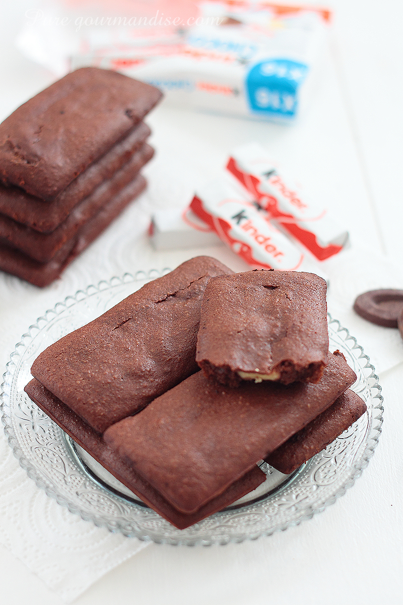 Financiers aux Kinder - Pure Gourmandise