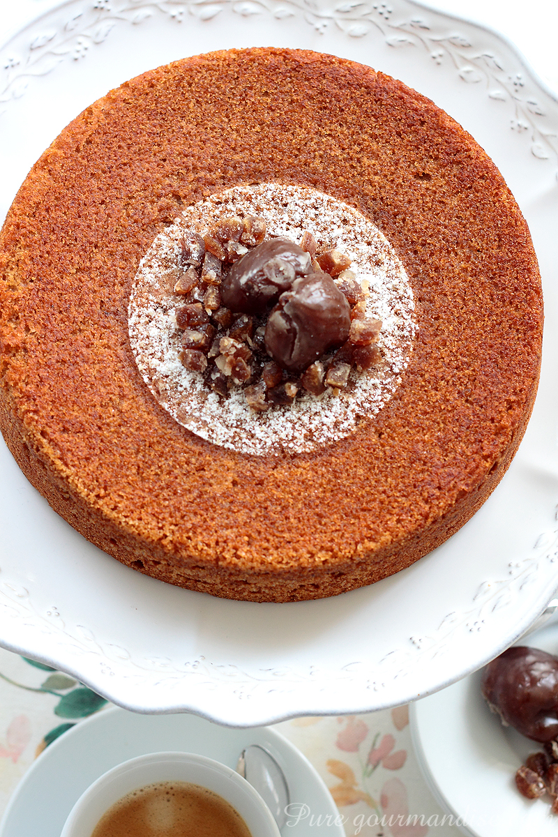 Gâteau ardéchois aux châtaignes - Pure Gourmandise