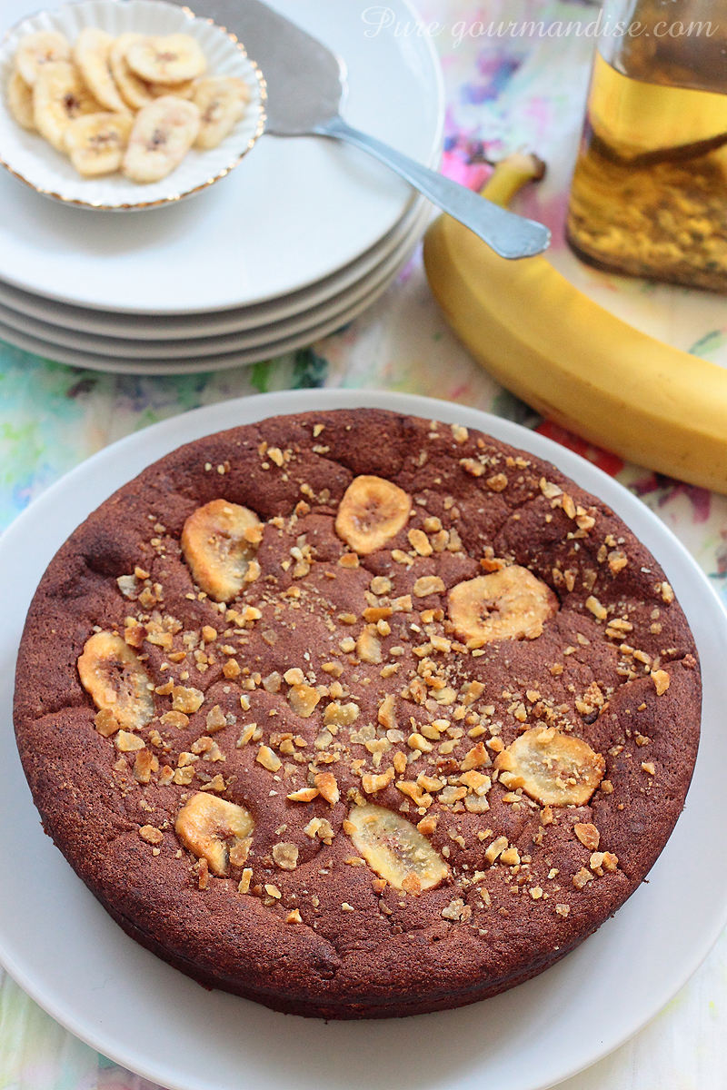 Moelleux chocolat banane - Pure Gourmandise