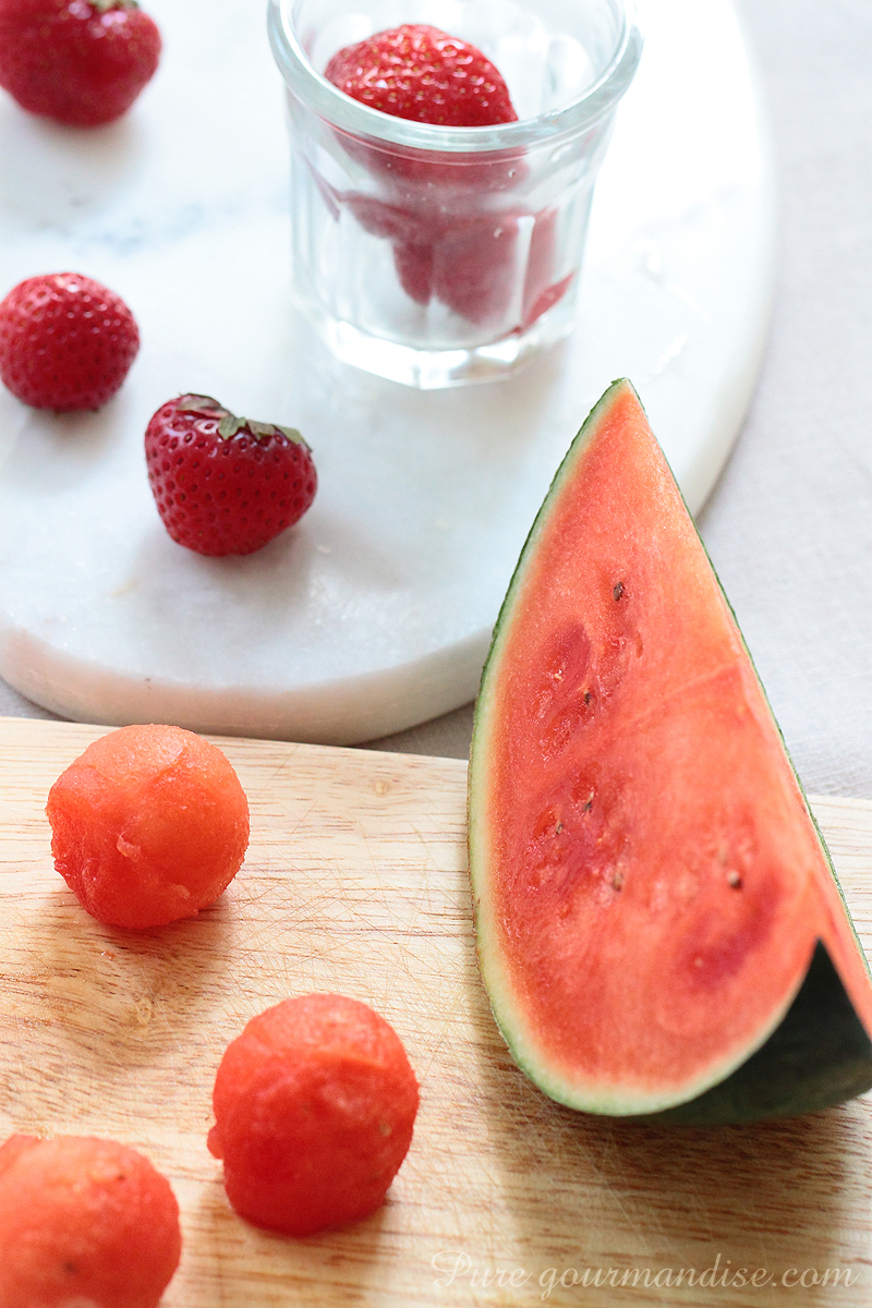 Granité pastèque fraise - Pure Gourmandise