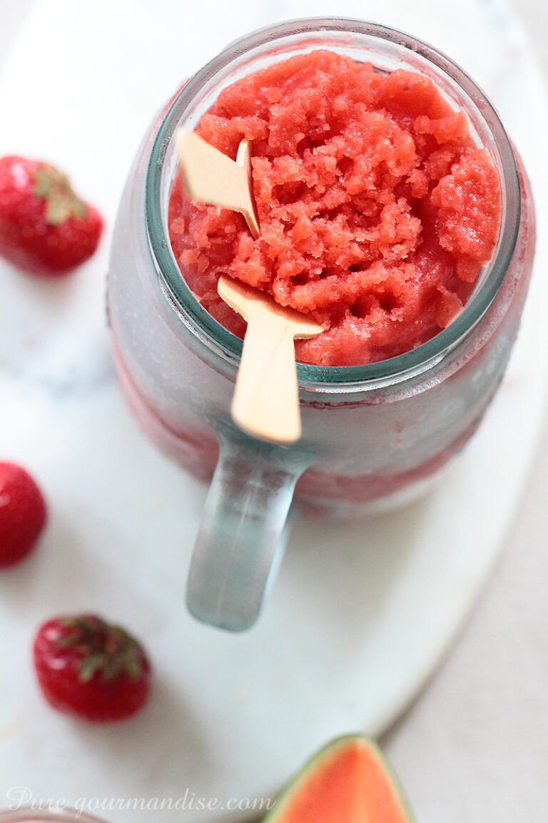 Granité pastèque fraise - Pure Gourmandise