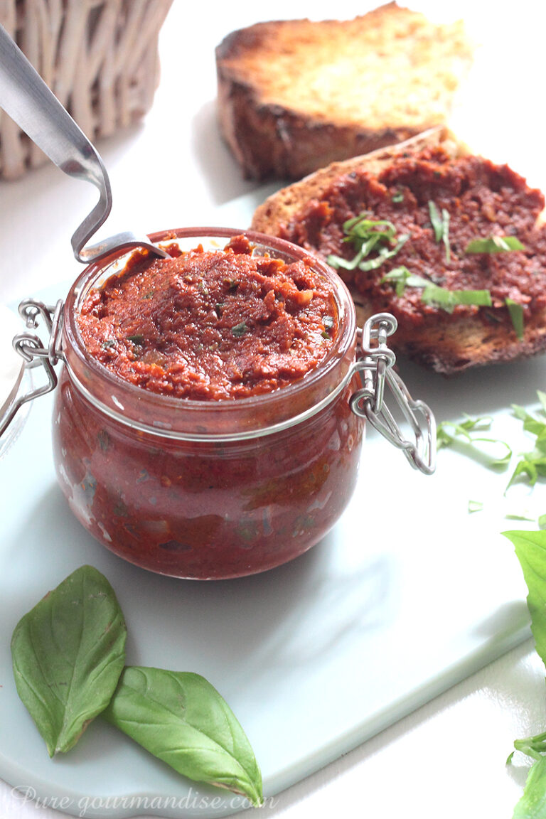 Tartinade de tomates séchées - Pure Gourmandise