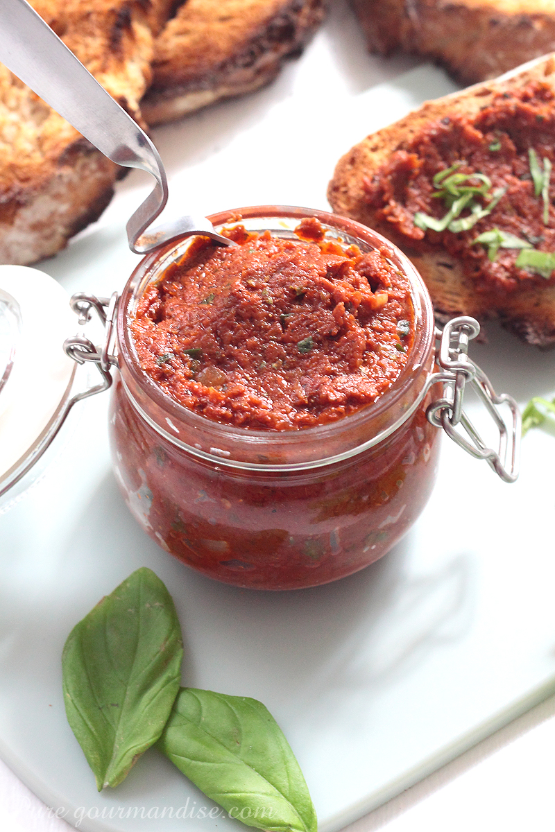 Tartinade de tomates séchées - Pure Gourmandise