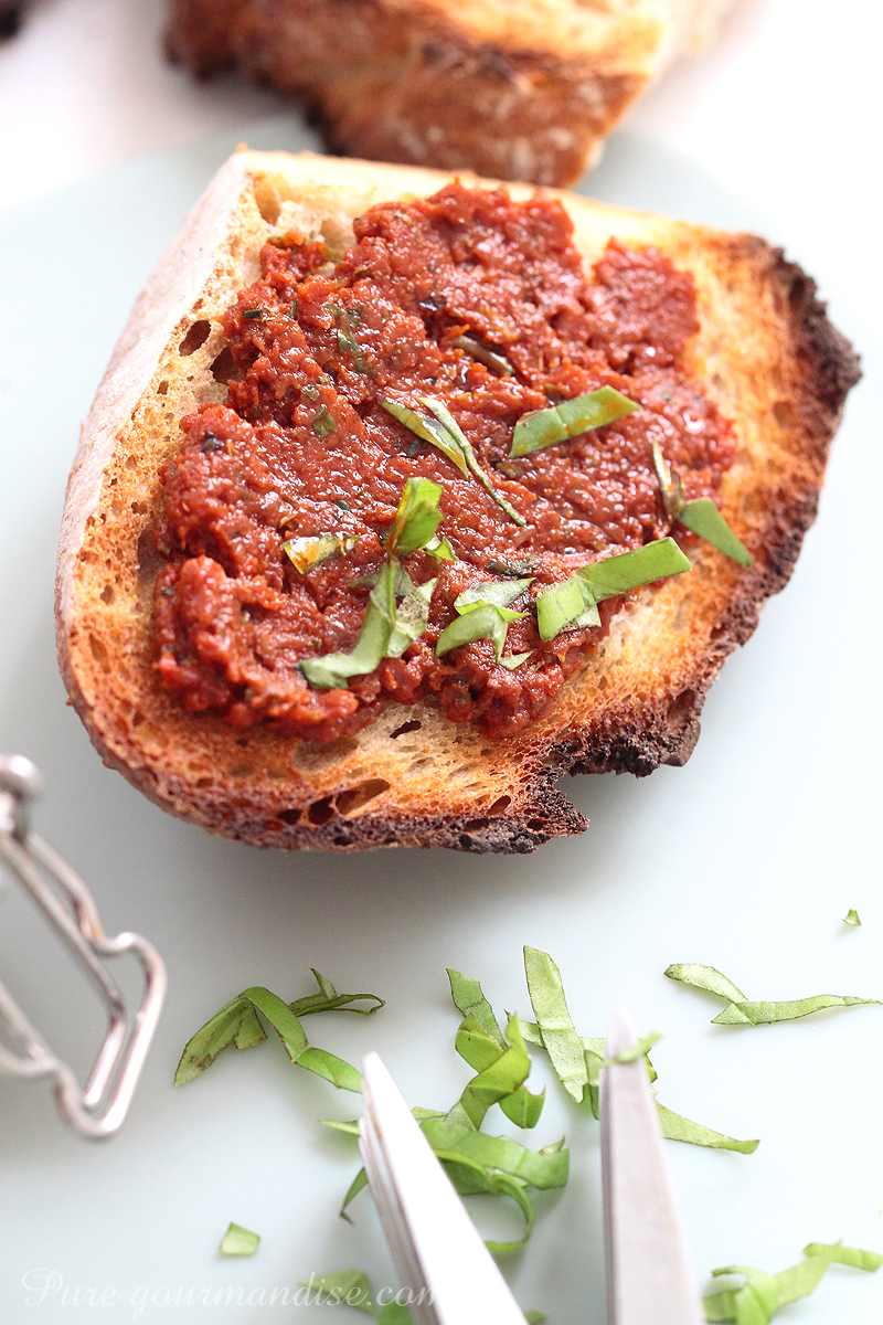 Tartinade de tomates séchées - Pure Gourmandise