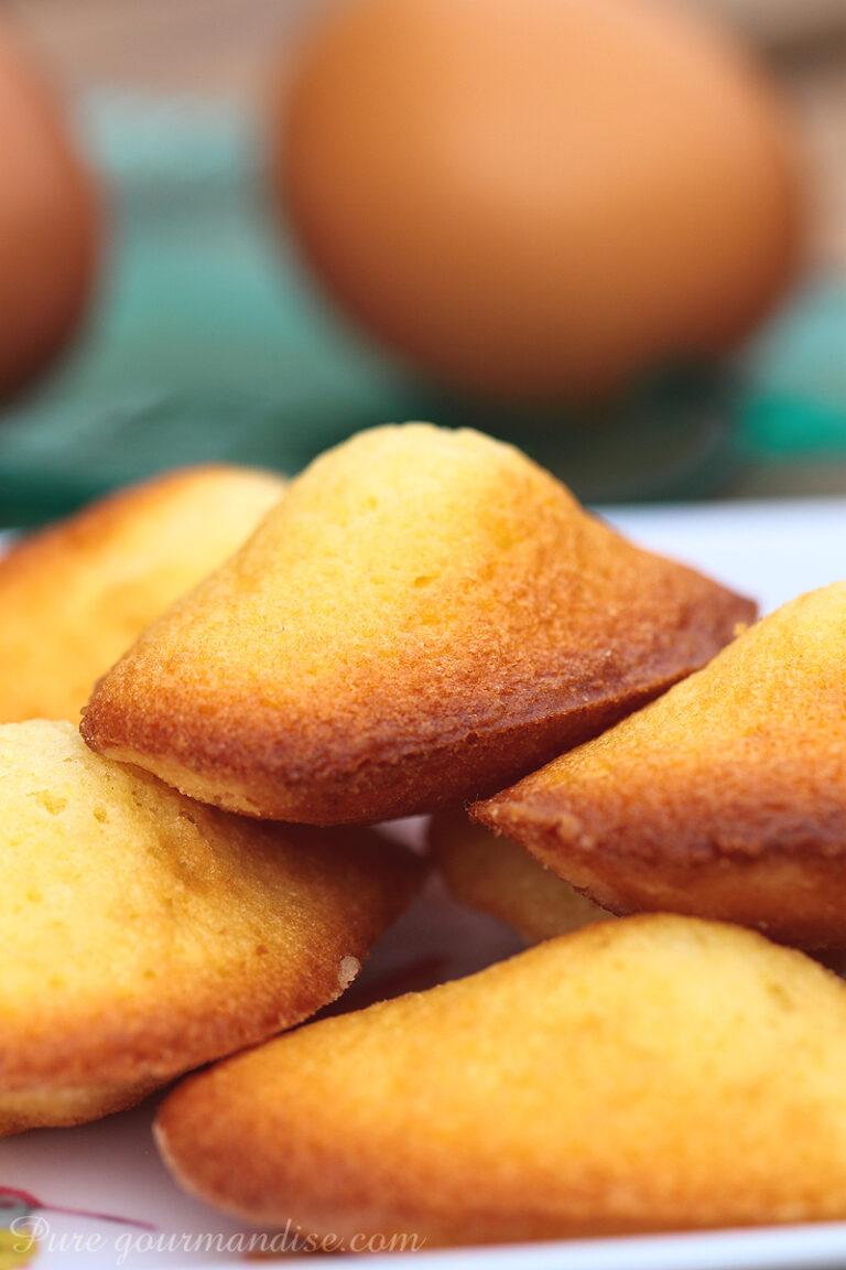 Madeleines au citron - Pure Gourmandise