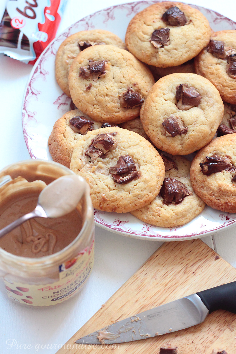 Cookies aux Kinder Bueno ® - Pure Gourmandise