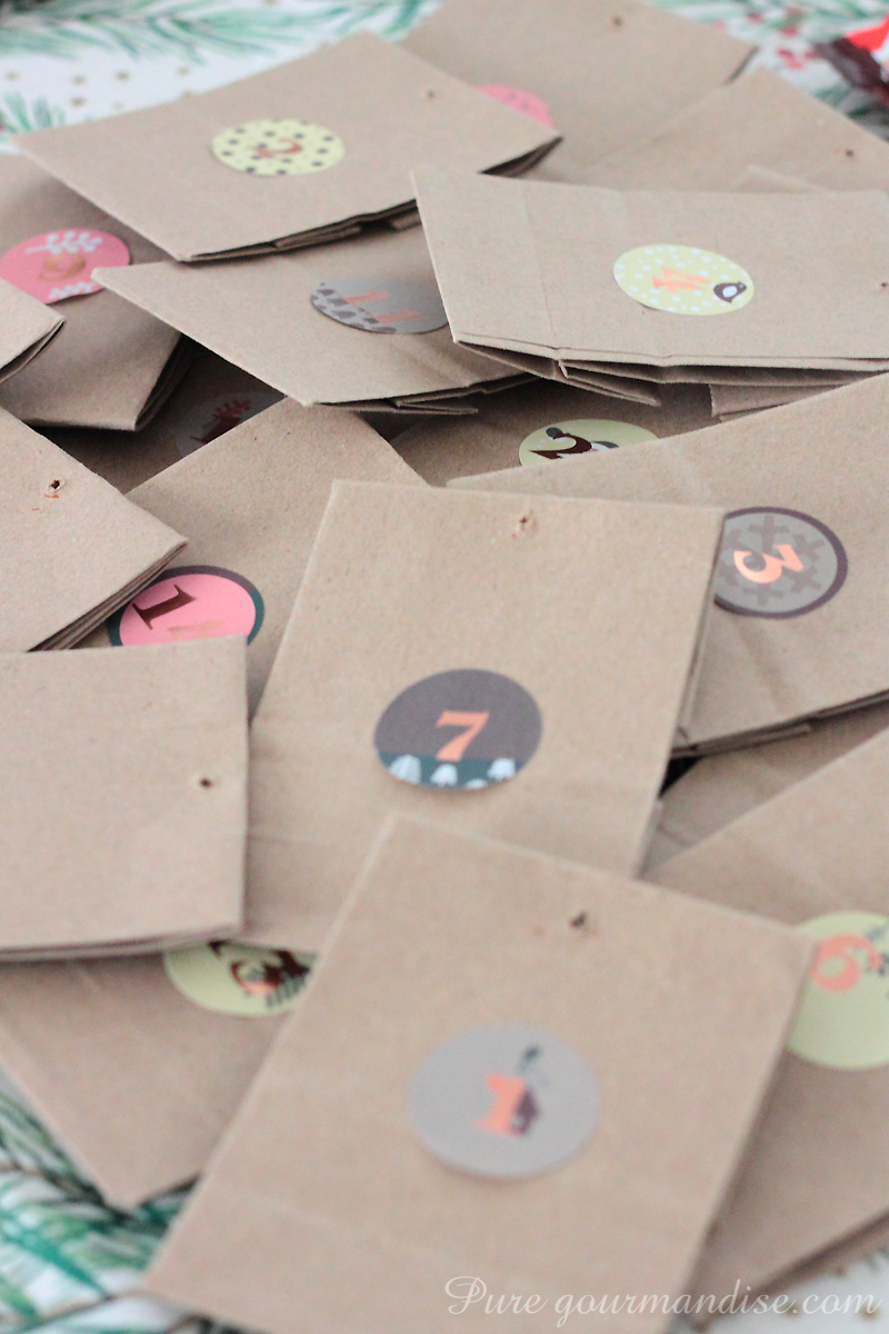 Calendrier de l'avent - Pure Gourmandise