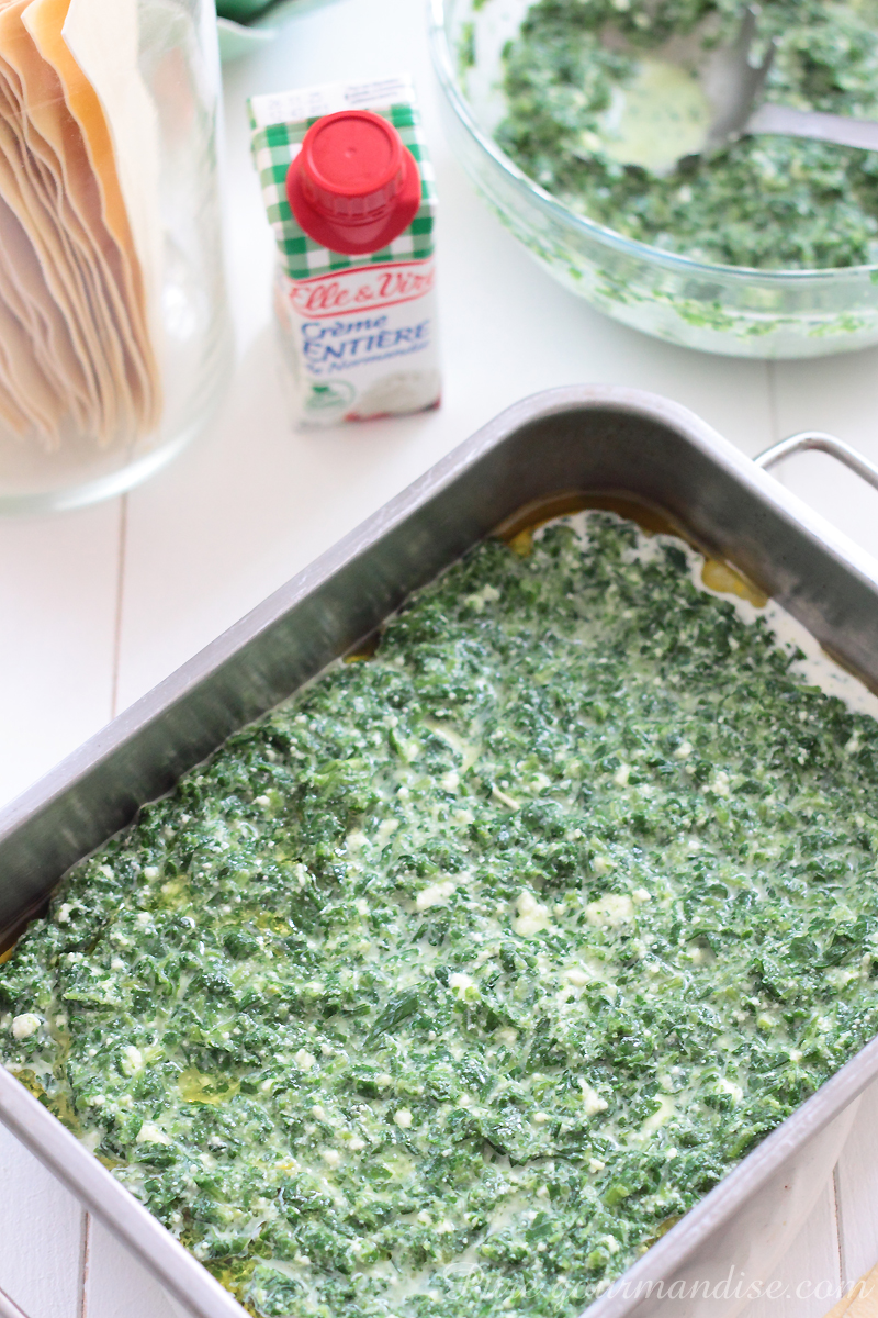 Lasagnes saumon épinards - Pure Gourmandise