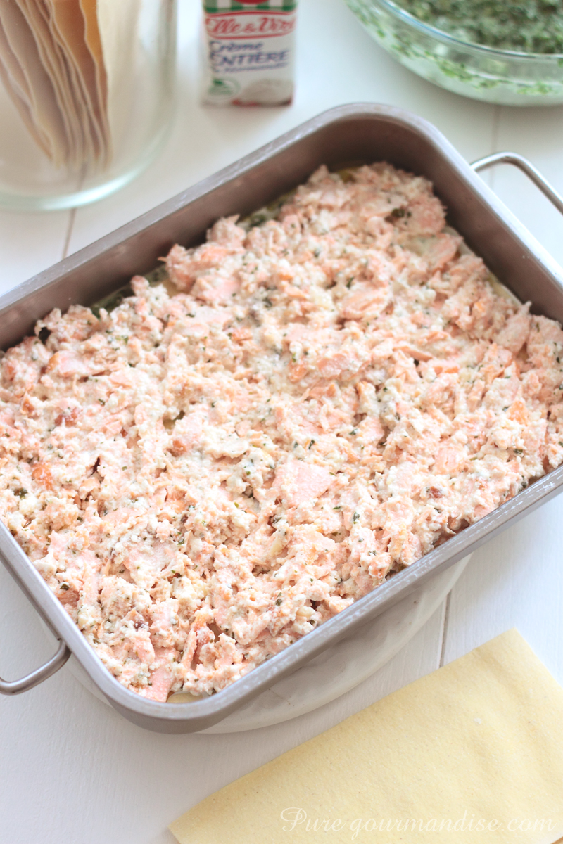 Lasagnes saumon épinards - Pure Gourmandise