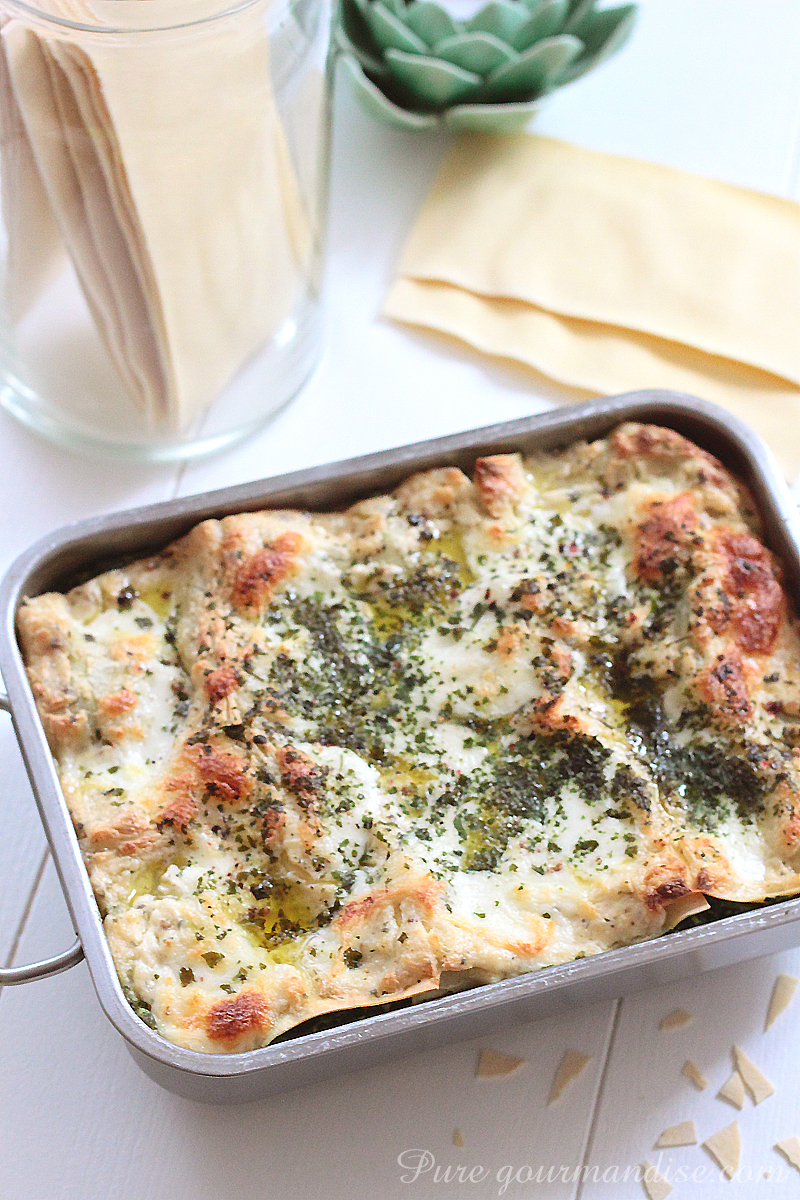 Lasagnes saumon épinards - Pure Gourmandise