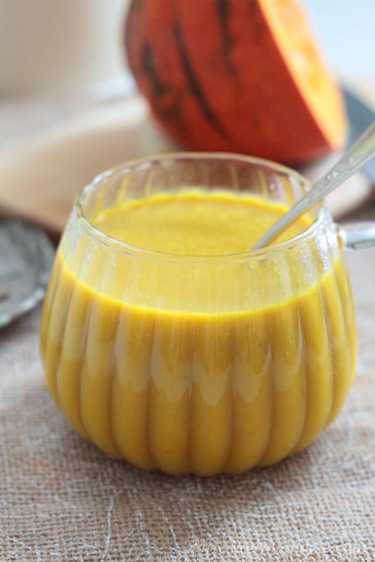 Velouté de potimarron aux champignons de Paris - Pure Gourmandise