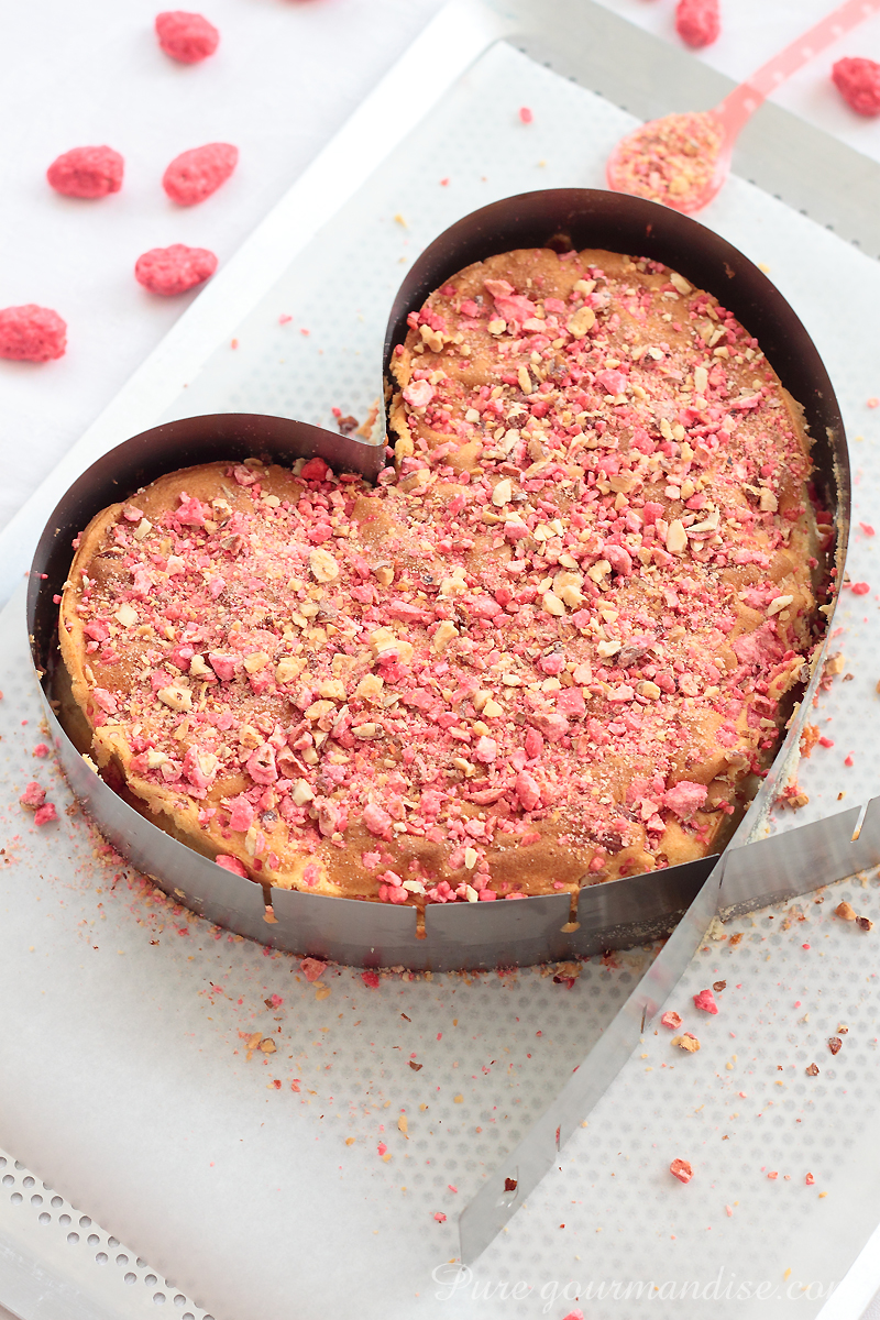 Gâteau moelleux citron pralines roses - Pure Gourmandise