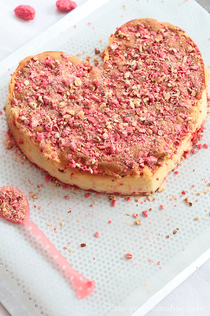 Gâteau moelleux citron pralines roses - Pure Gourmandise